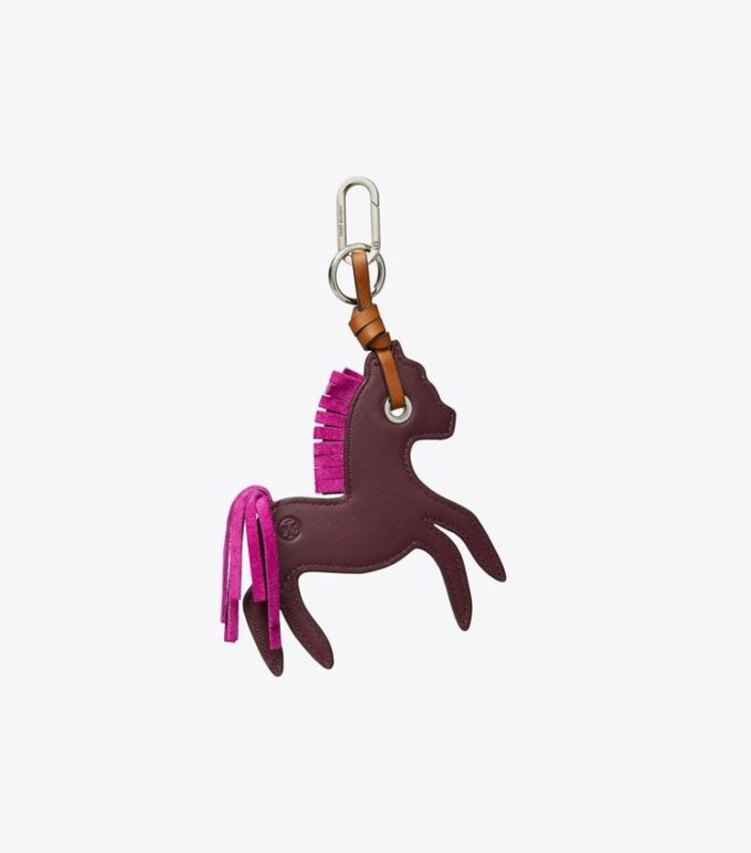 Leather Horse Bag Charm