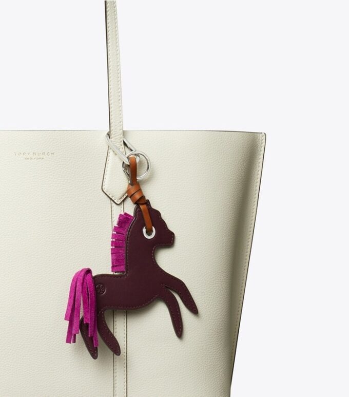 Leather Horse Bag Charm