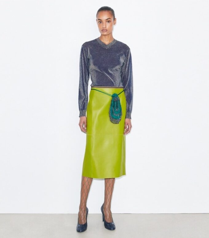 Leather Pencil Skirt