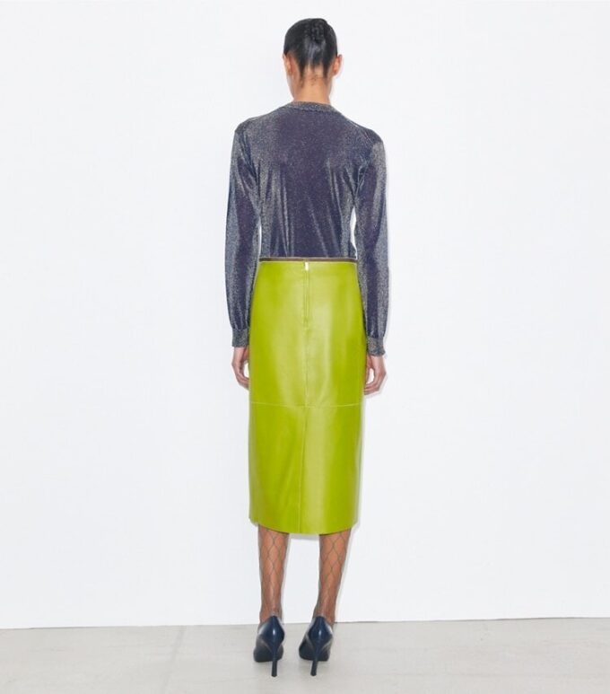 Leather Pencil Skirt