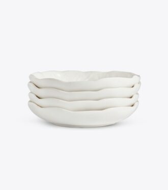 Lettuce Ware Canapé Plate, Set Of 4