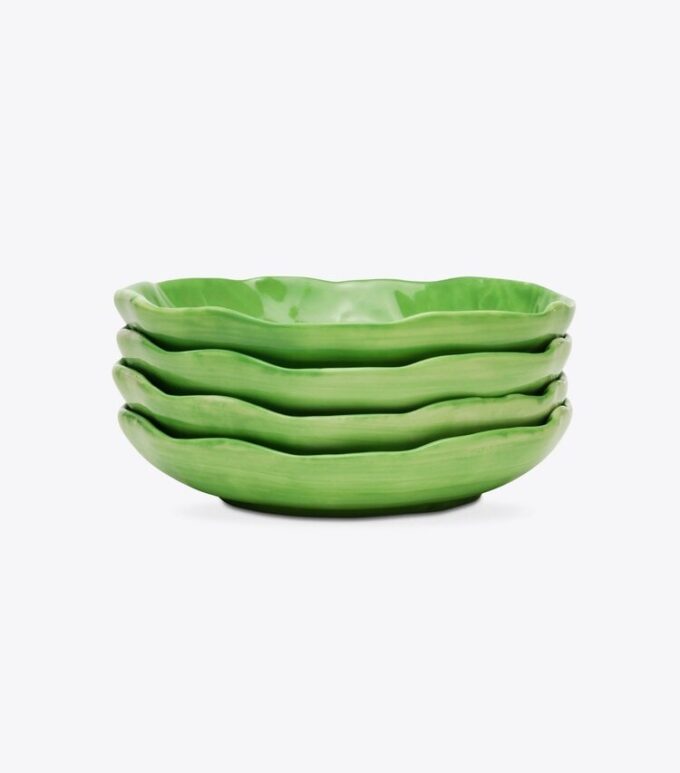 Lettuce Ware Canapé Plate, Set Of 4 Lettuce Ware Canapé Plate, Set Of 4