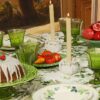 Lettuce Ware Candle Holder, Set Of 2