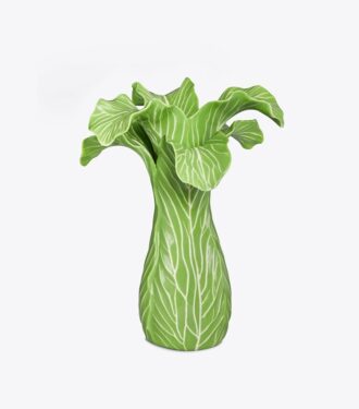 Lettuce Ware Candlestick, Set Of 2