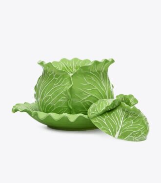 Lettuce Ware Covered Tureen