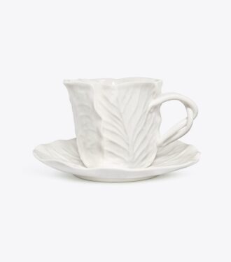 Lettuce Ware Cup &Amp; Saucer, Set Of 2