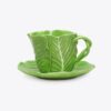 Lettuce Ware Cup &Amp; Saucer, Set Of 2 Lettuce Ware Cup &Amp; Saucer, Set Of 2