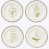 Lilac Flower Salad Plates, Set Of 4 Lilac Flower Salad Plates, Set Of 4