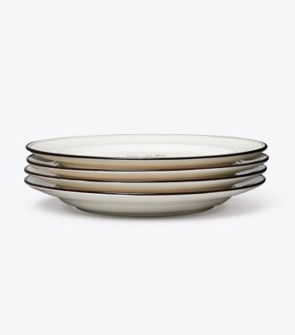 Lilac Flower Salad Plates, Set Of 4