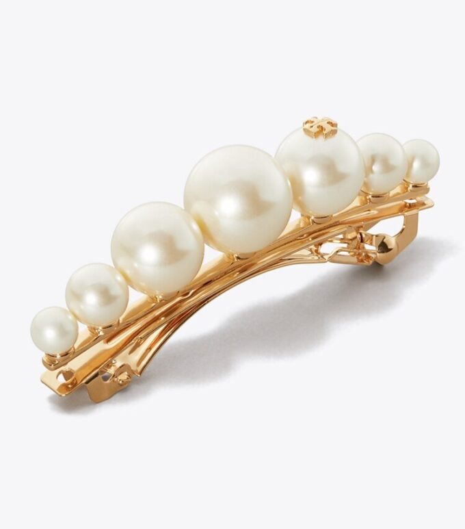 Logo Pearl Hair Clip Logo Pearl Hair Clip