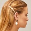 Logo Pearl Hair Clip Logo Pearl Hair Clip
