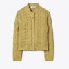 Marled Crewneck Cardigan
