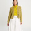 Marled Crewneck Cardigan