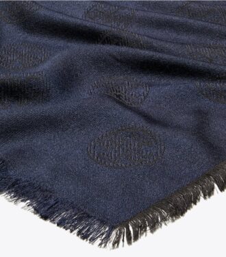 Medallion Logo Oblong Traveler Scarf Medallion Logo Oblong Traveler Scarf
