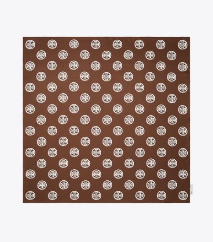 Medallion Logo Silk Square Scarf