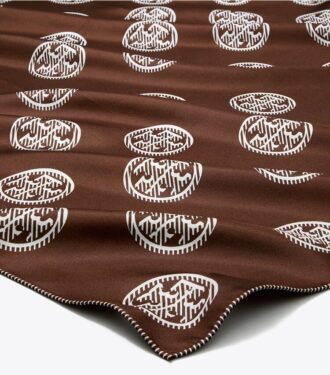 Medallion Logo Silk Square Scarf Medallion Logo Silk Square Scarf