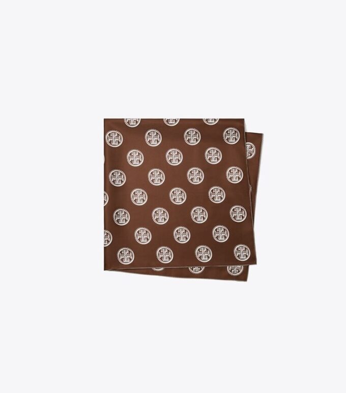 Medallion Logo Silk Square Scarf