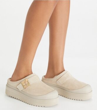 Mellow Shearling Platform Mule