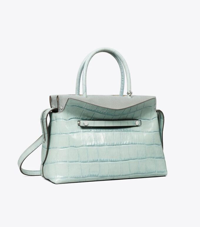 Mercer Croc-Embossed Satchel Mercer Croc-Embossed Satchel