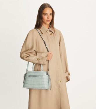 Mercer Croc-Embossed Satchel Mercer Croc-Embossed Satchel