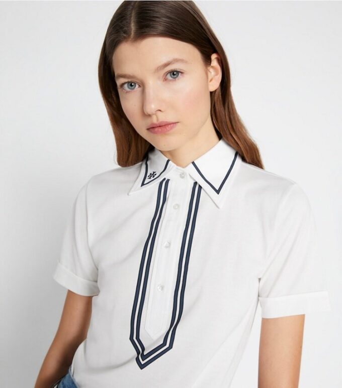 Mercerized Cotton Retro Polo