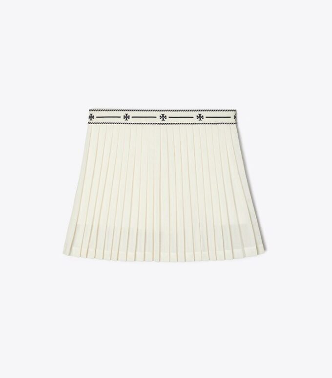 Mesh Pleated Tennis Skirt