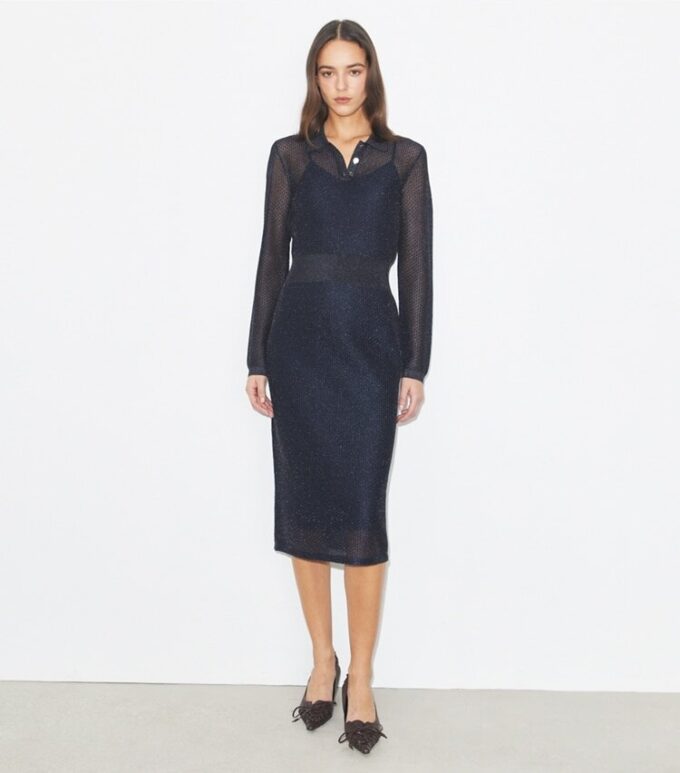 Metallic Polo Dress Metallic Polo Dress