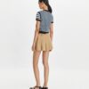 Micro Twill Pleated Short