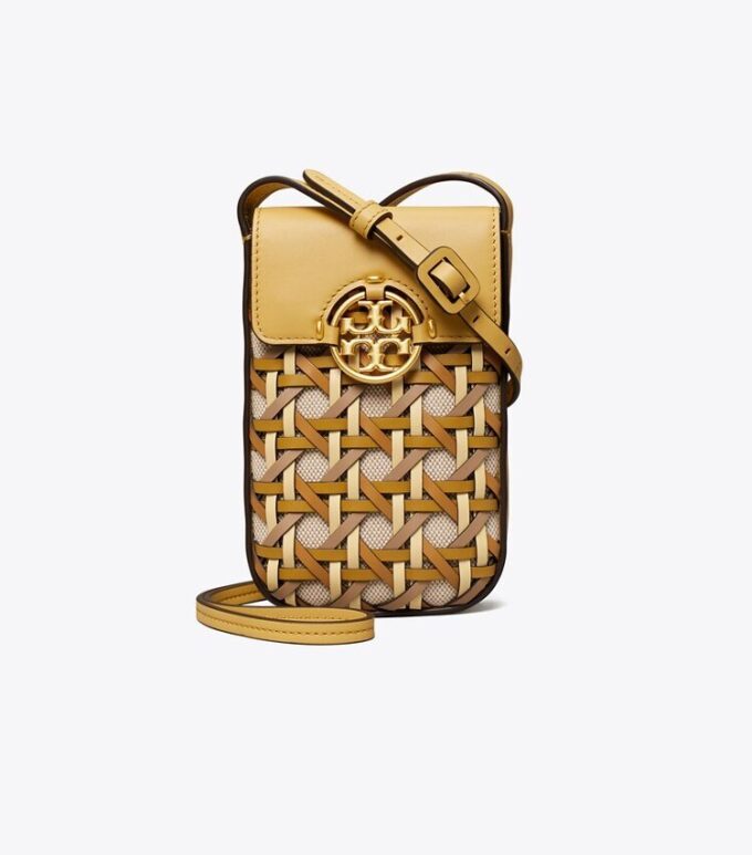 Miller Basket-Weave Phone Crossbody