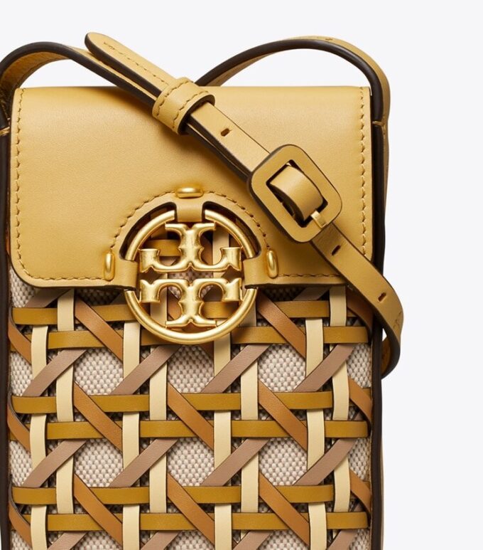 Miller Basket-Weave Phone Crossbody
