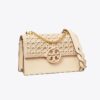 Miller Basket-Weave Small Flap Shoulder Bag