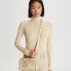 Miller Basket-Weave Small Flap Shoulder Bag