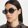 Miller Metal Oval Sunglasses