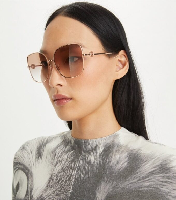 Miller Metal Oversized Butterfly Sunglasses Miller Metal Oversized Butterfly Sunglasses