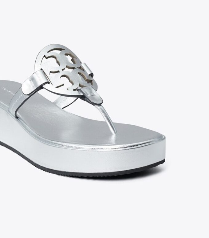 Miller Metallic Wedge Sandal Miller Metallic Wedge Sandal