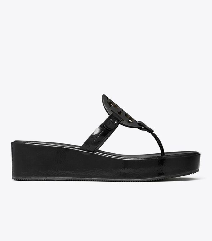 Miller Patent Wedge Sandal Miller Patent Wedge Sandal