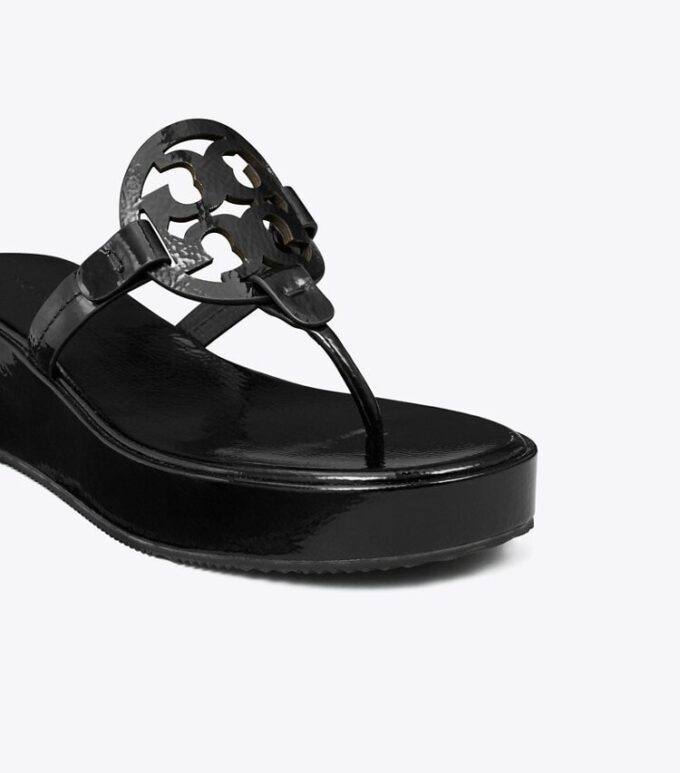 Miller Patent Wedge Sandal Miller Patent Wedge Sandal