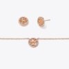 Miller Pavé Pendant Necklace &Amp; Stud Earring Gift Set Miller Pavé Pendant Necklace &Amp; Stud Earring Gift Set