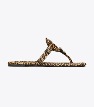 Miller Printed Calf Hair Sandal Miller Printed Calf Hair Sandal
