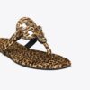 Miller Printed Calf Hair Sandal Miller Printed Calf Hair Sandal
