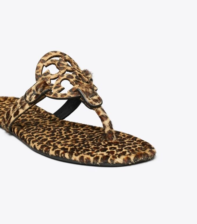 Miller Printed Calf Hair Sandal Miller Printed Calf Hair Sandal