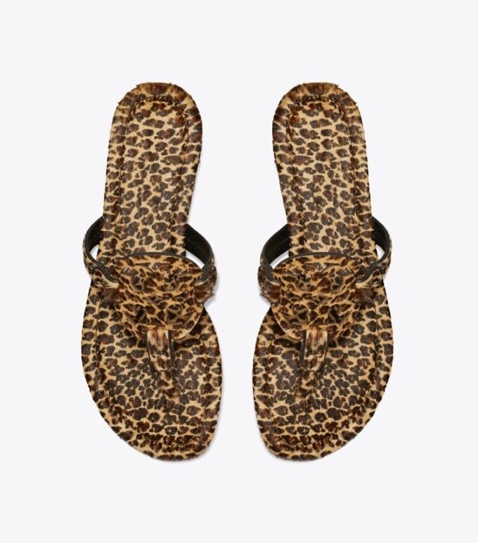 Miller Printed Calf Hair Sandal Miller Printed Calf Hair Sandal