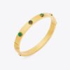 Miller Stud Semi-Precious Hinge Bracelet