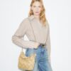 Mini Fleming Shearling Hobo Bag