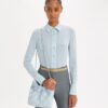 Mini Fleming Soft Denim Hobo Bag