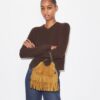 Mini Fleming Suede Fringe Hobo Bag Mini Fleming Suede Fringe Hobo Bag