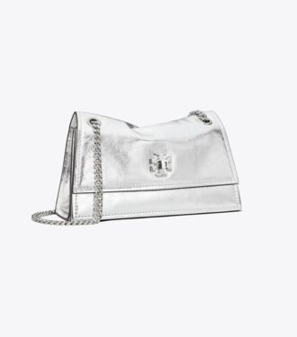Mini Kira Turnlock Metallic Shoulder Bag