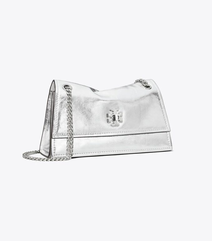 Mini Kira Turnlock Metallic Shoulder Bag