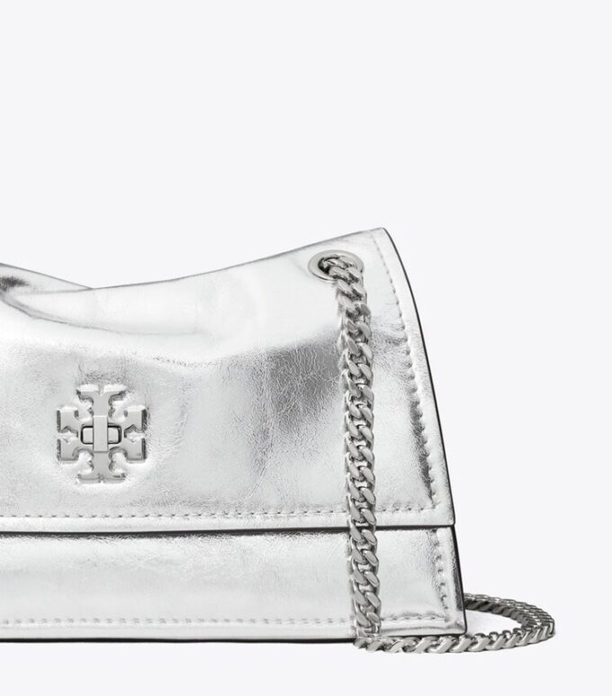 Mini Kira Turnlock Metallic Shoulder Bag
