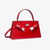 Mini Lee Radziwill Croc-Embossed Top-Handle Bag Mini Lee Radziwill Croc-Embossed Top-Handle Bag
